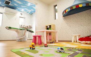 診療室にもキッズルーム